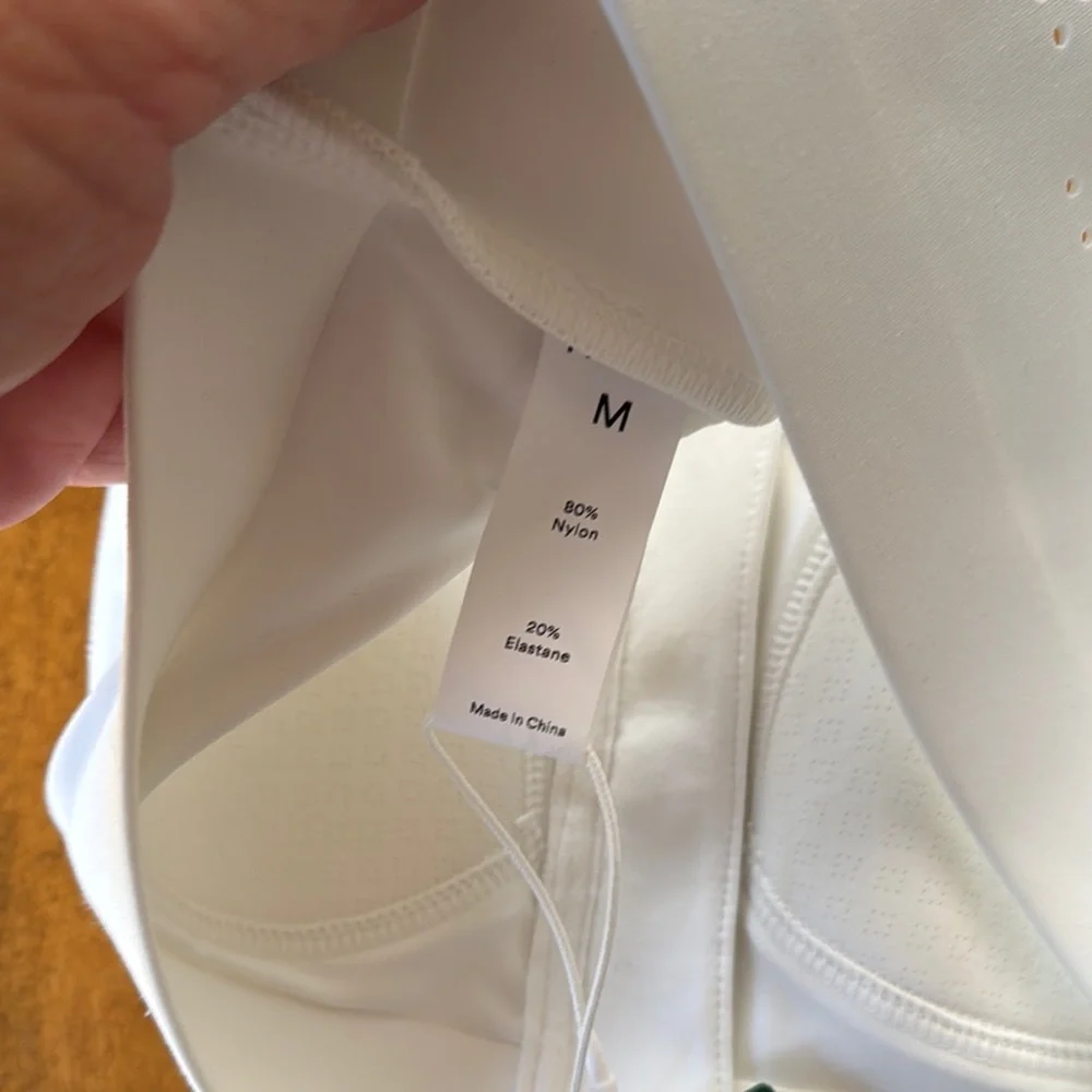 Halara Speed Wave White Zip-Front Sports Bra - Picture 6 of 6